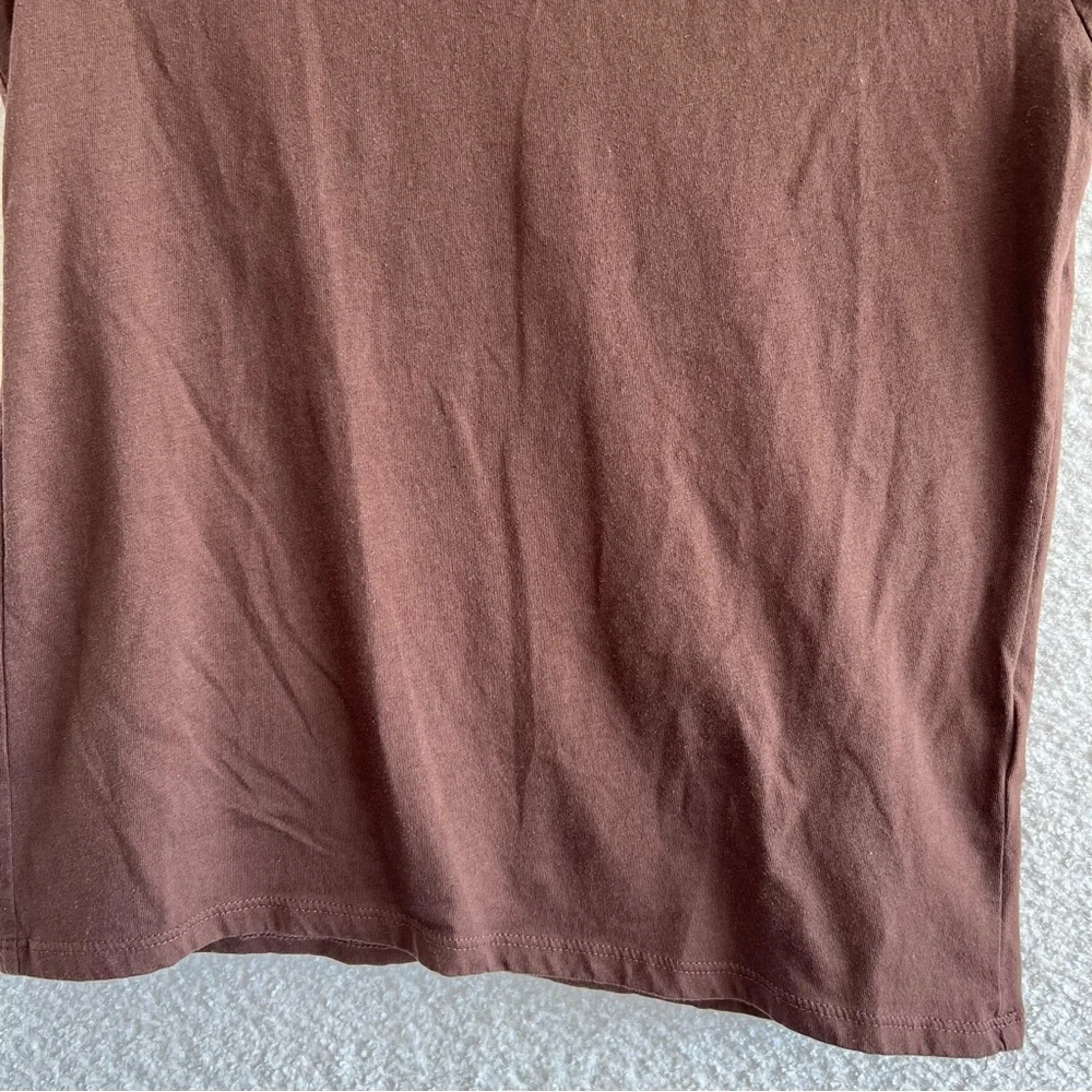 Abercrombie‎ Kids Brown Short Sleeve ‘92 Sun Moon Shirt Cotton Blend Size 15/16